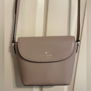 Kate Spade Emmie Flap Crossbody Purse in Nude